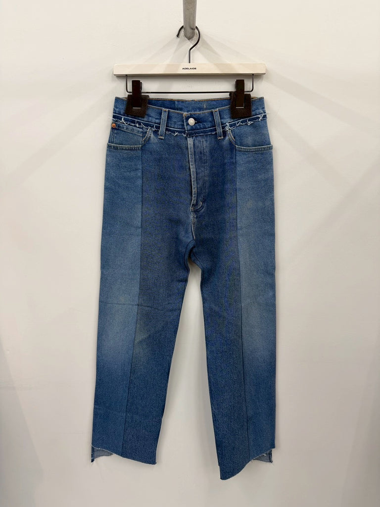 ICONIC CUT-UP JEANS BLUE