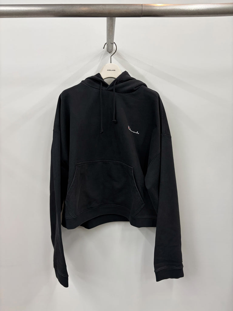 【MH27HD226B】ATHLETIC LOGO HOODIE BLACK