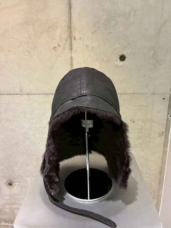 REVERSIBLE SHEARLING CHAPKA BLACK