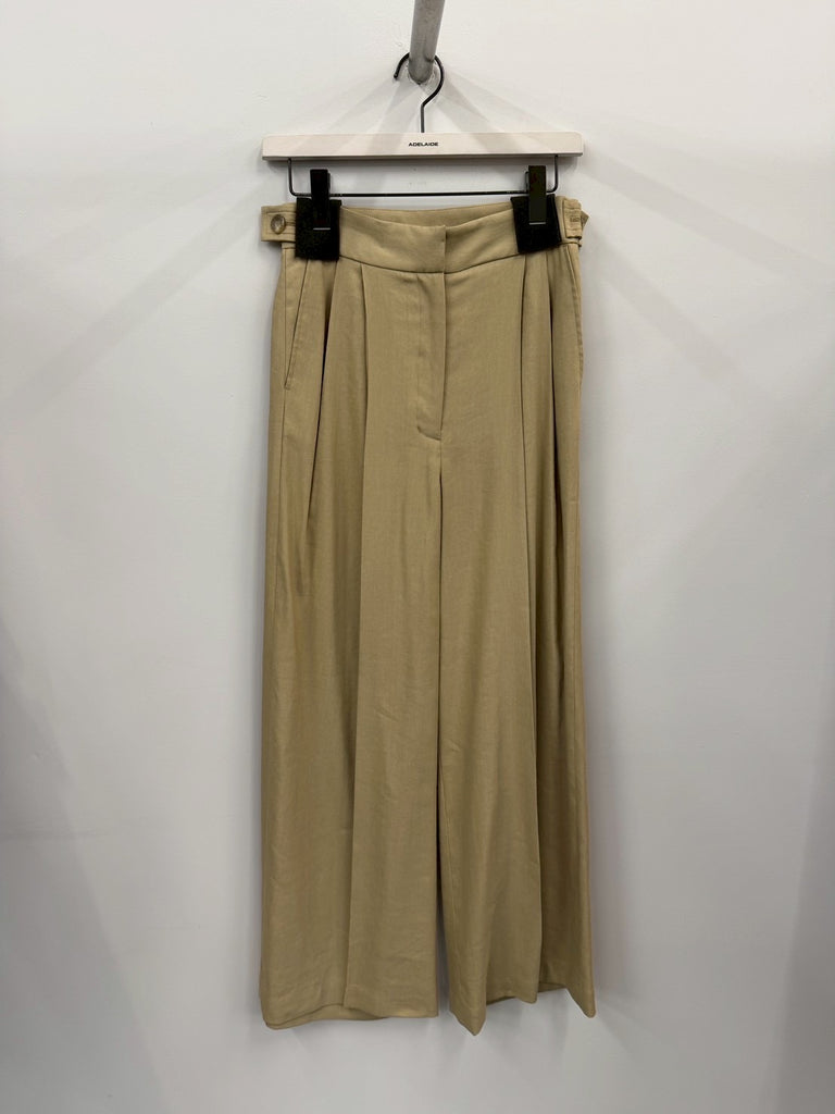 【034-026-WP019】LINEN WIDE TROUSER BEIGE