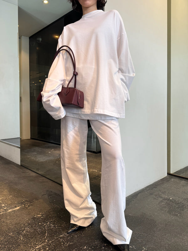 CLASSIC TROUSERS TSHIRT WHITE