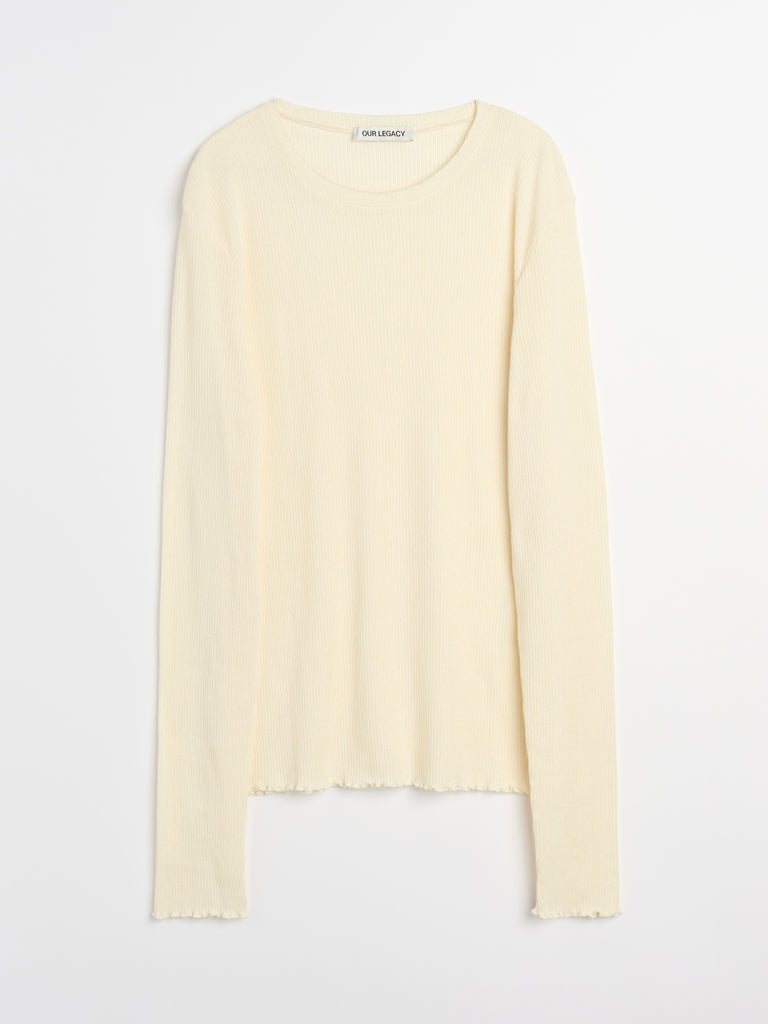 【M4266EC】ELONGATED LONGSLEEVE OFF WHITE