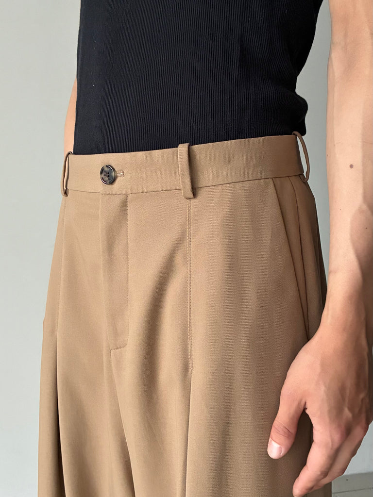 LOEWE LOW CROTCH TROUSERS AF BEIGE ロエベ正規取扱店 – ADDITION