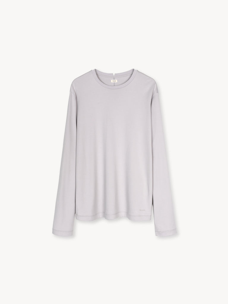 【013-A-1731-OW】Rio Polar Jersey Top in Suvin Cotton WHITE