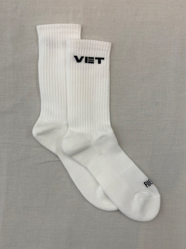 VET SOCKS WHITE