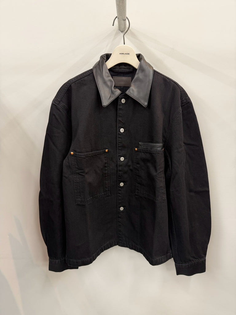【SH1310 LD1075】WORKWEAR OVERSHIRT BLACK