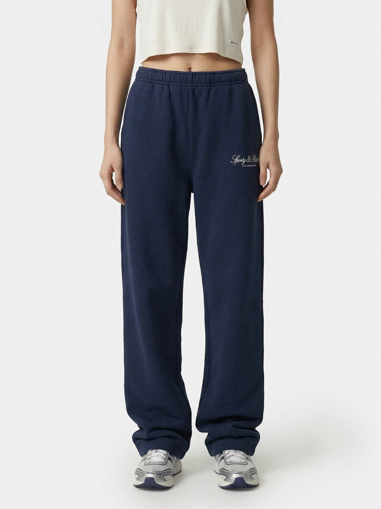 【33SR02PA07176269BL106】Vendome LA Embroidered Wide Sweatpant NAVY