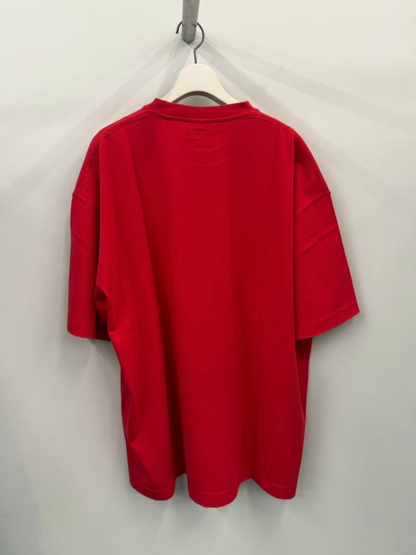【MH27TR233R】EXPLICT LANGUAGE BOXY T-SHIRT RED
