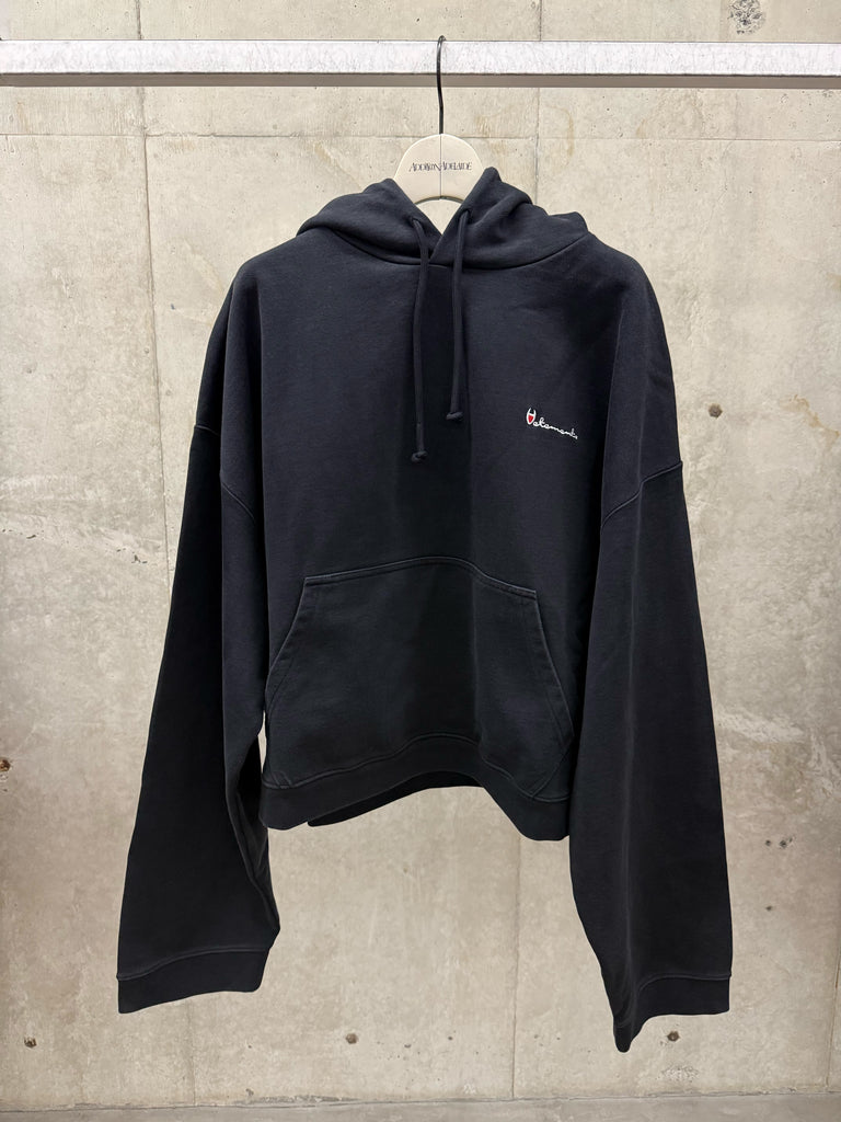 【MH27HD226B】ATHLETIC LOGO HOODIE BLACK