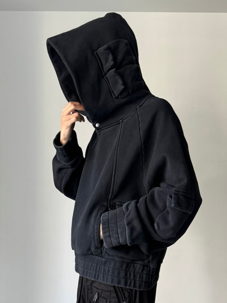 CARGO HOODIE BLACK