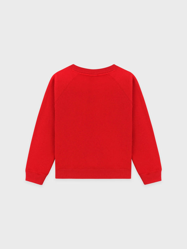 Nautical Kids Crewneck RED