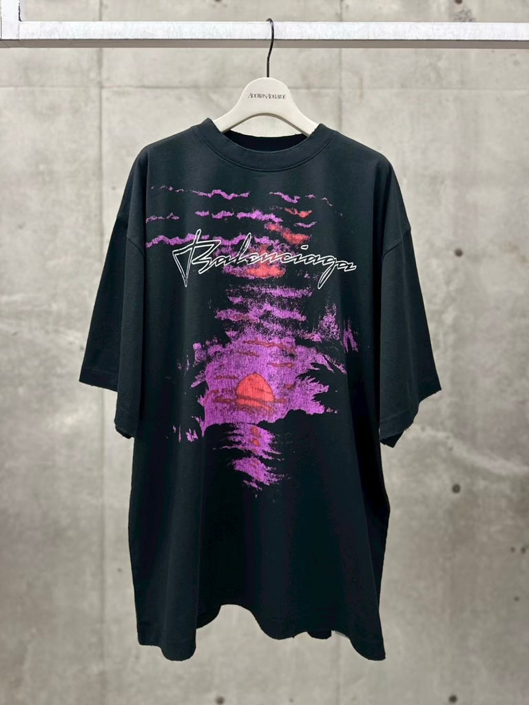 【814367896-A00497】Medium Fit T-Shirt BLACK
