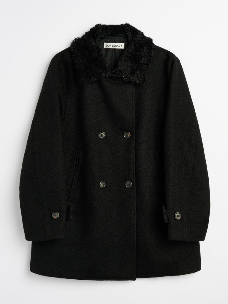【M4261WBS】WAGE PEA.COAT BLACK