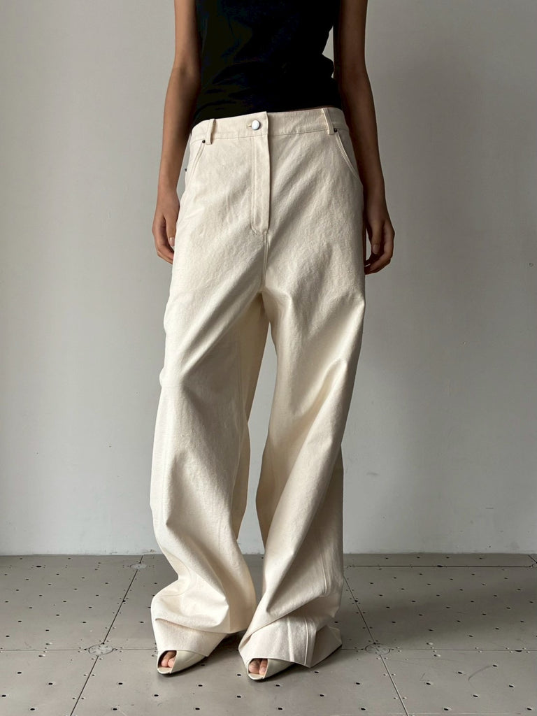 ROWAN TROUSERS WHITE