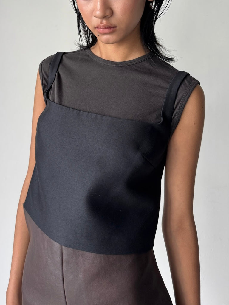 LUCIE BLOUSE BLACK