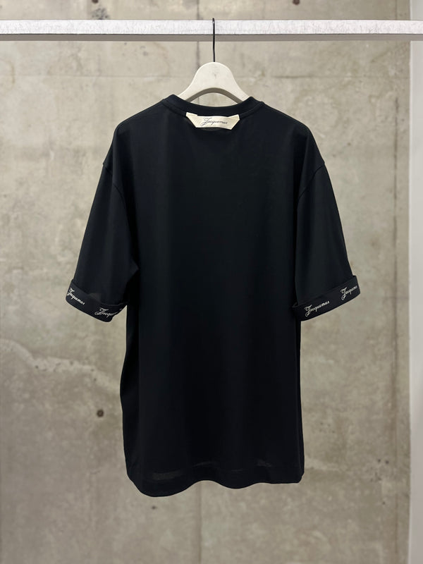 LE TSHIRT ROND CARRE MC BLACK