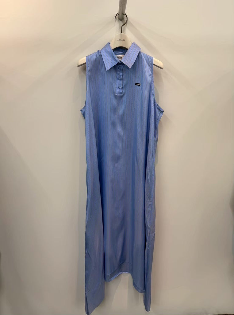 SUMMER SHIRT DRESS BLUE
