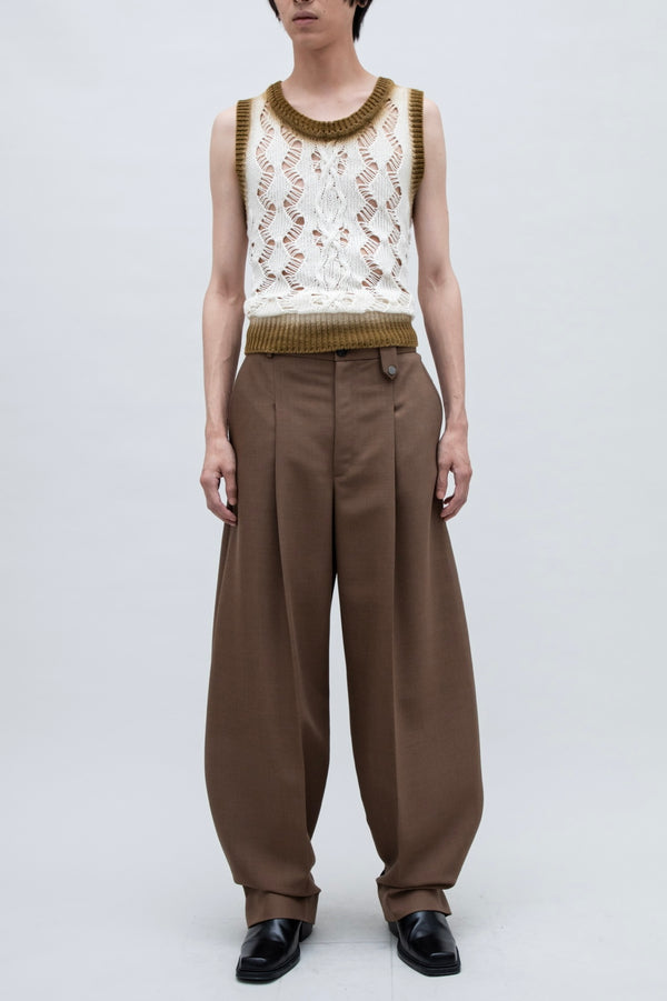 TEXTURED KNIT TANK WHITE