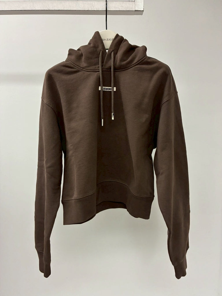 LE HOODIE GROS GRAIN BROWN