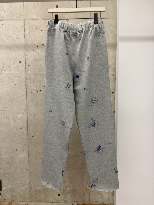 【MH27SP179G】SCRIBBLED TAILORED SWEATPANTS GREY