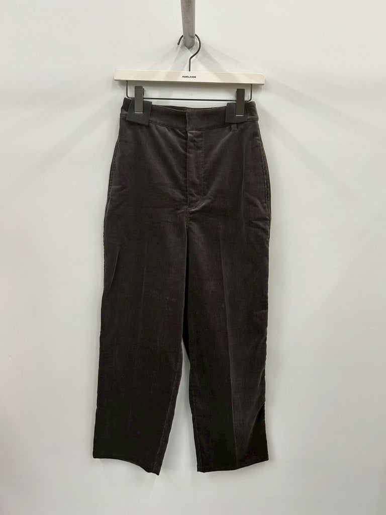 FINX COTTON SLACKS CHACOAL GREY