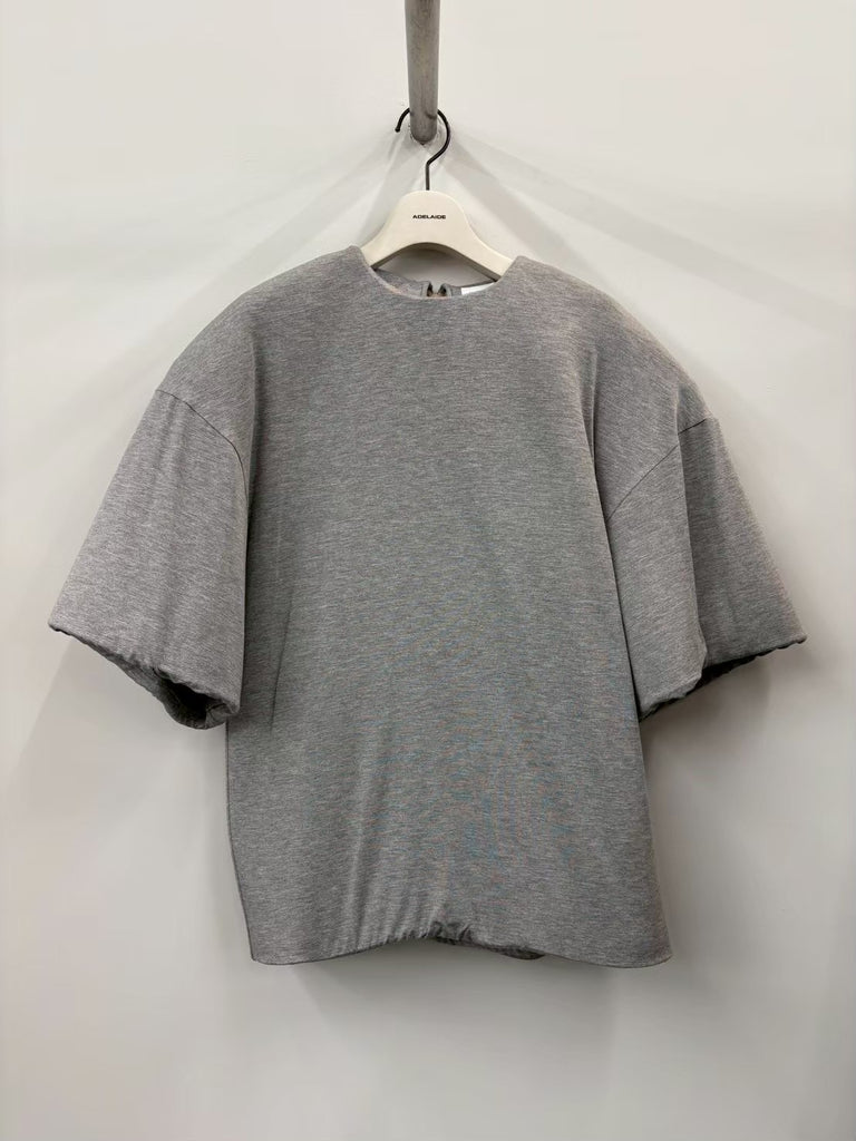BASE TSHIRT BLOUSE GREY
