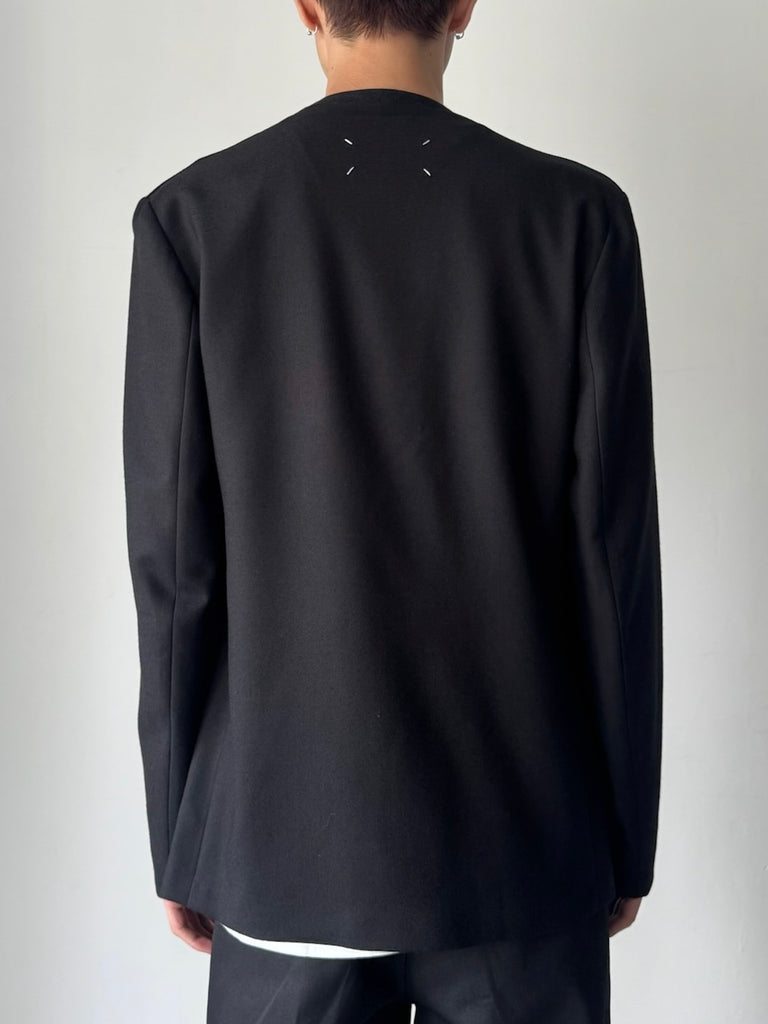 マルジェラ　ブラック ジャケット サイズ　M〜L 5-ZIP LEATHER JACKET | Maison Margiela(メゾン マルジェラ