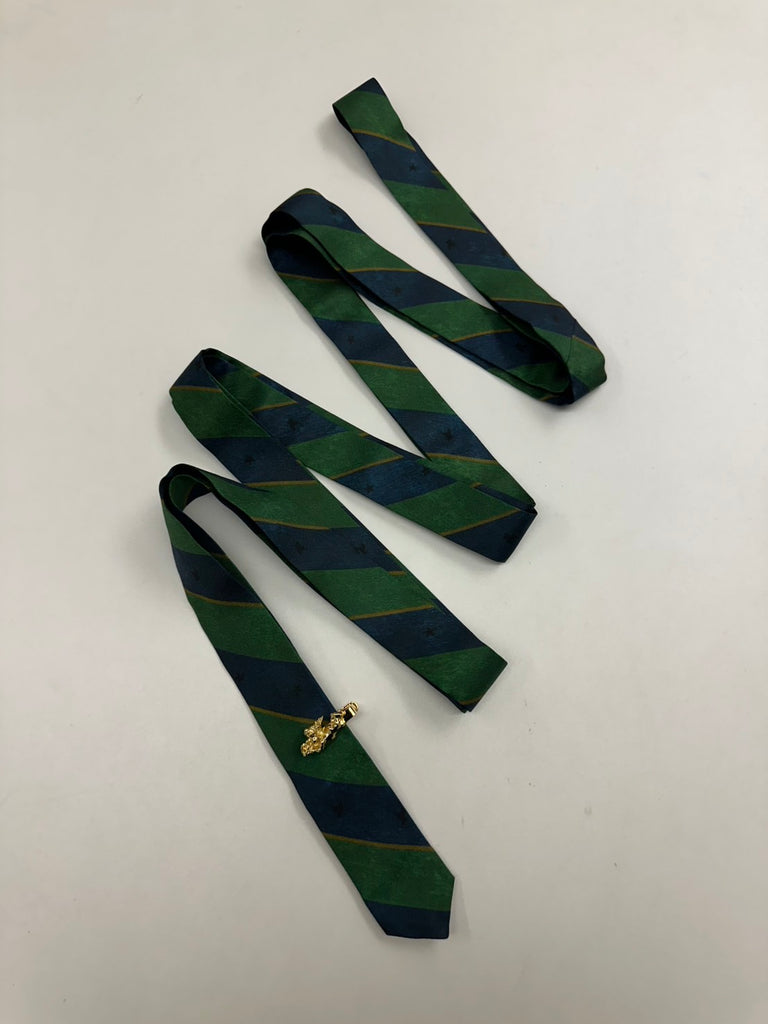 SNAKE LONG TIE GREEN