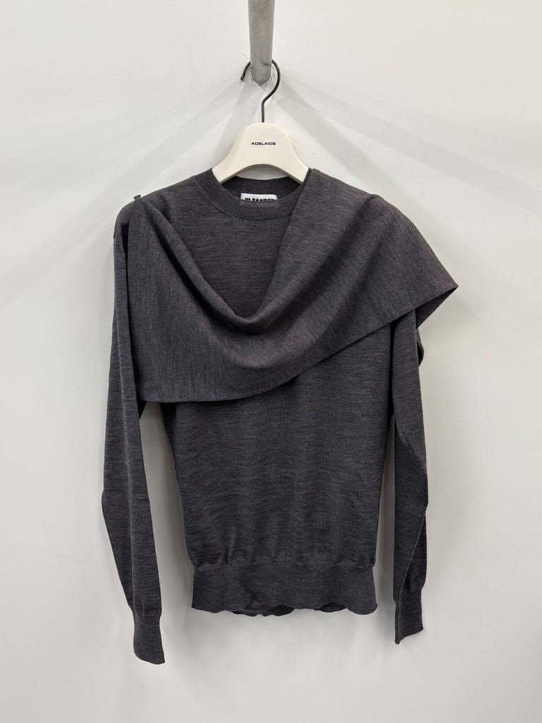 CN LS JUMPER W/ DRAPED PANEL GREY