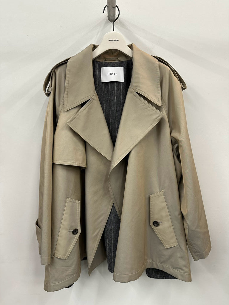 【036-026-WC49】Chambrey Trench Over Coat BEIGE