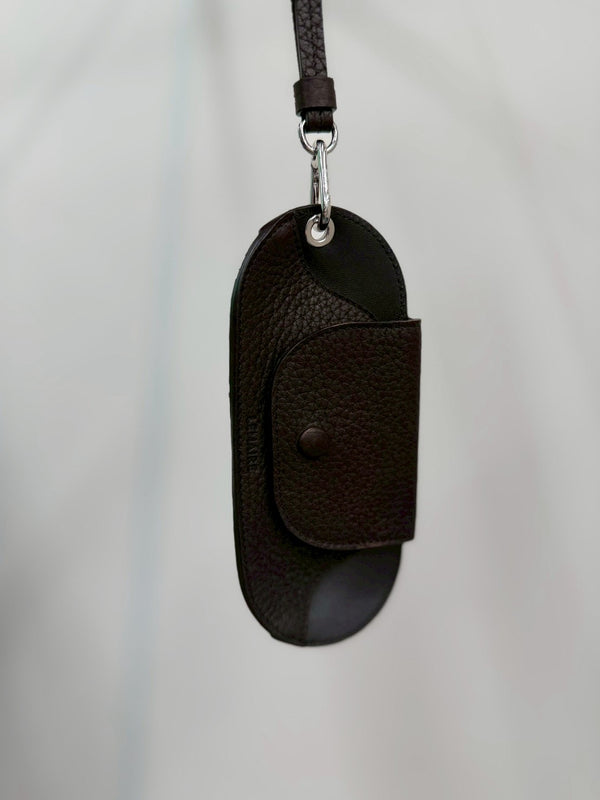 【SL0085 LL0137】BELL GLASSES HOLDER BROWN