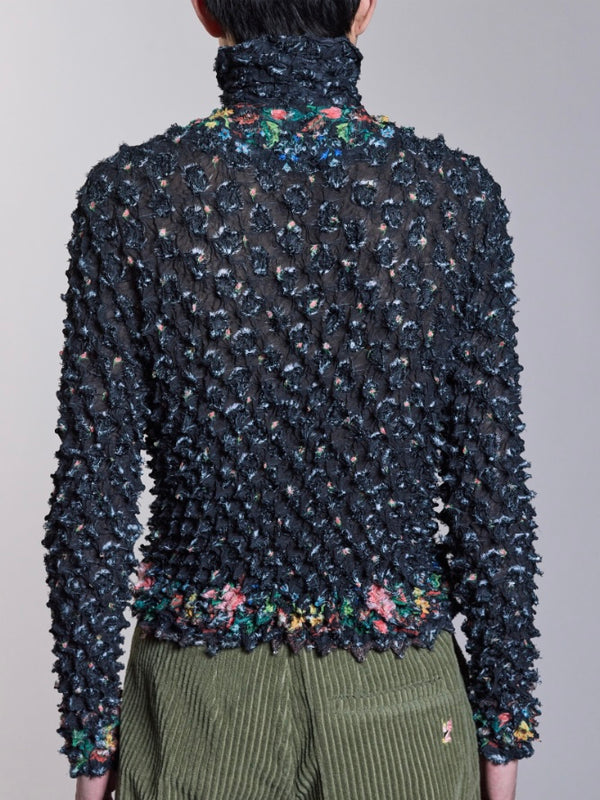 【M26H9BL001】ROCOCO SPIKY JACKET BLACK