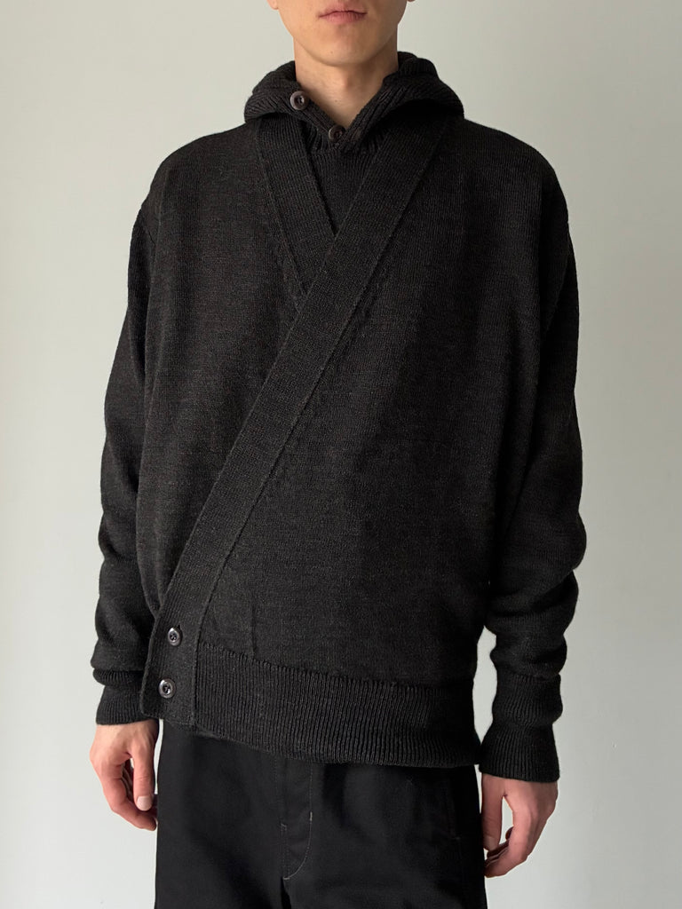 WRAP CARDIGAN BLACK