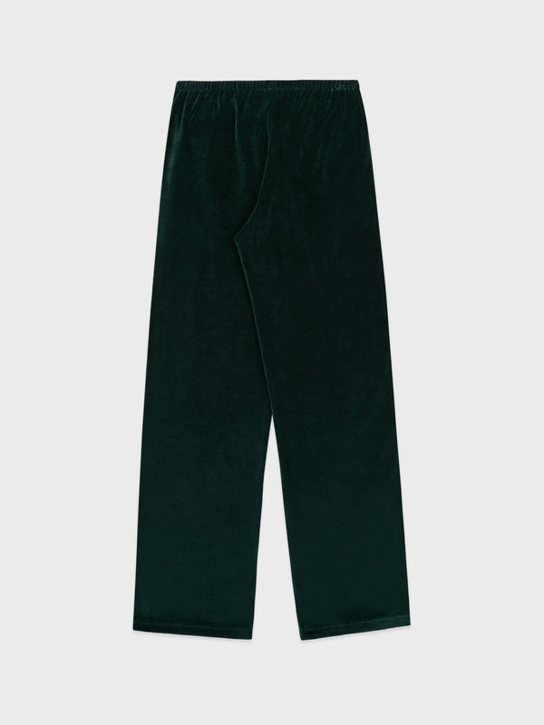 Crown Tennis Velour Sweatpant GREEN