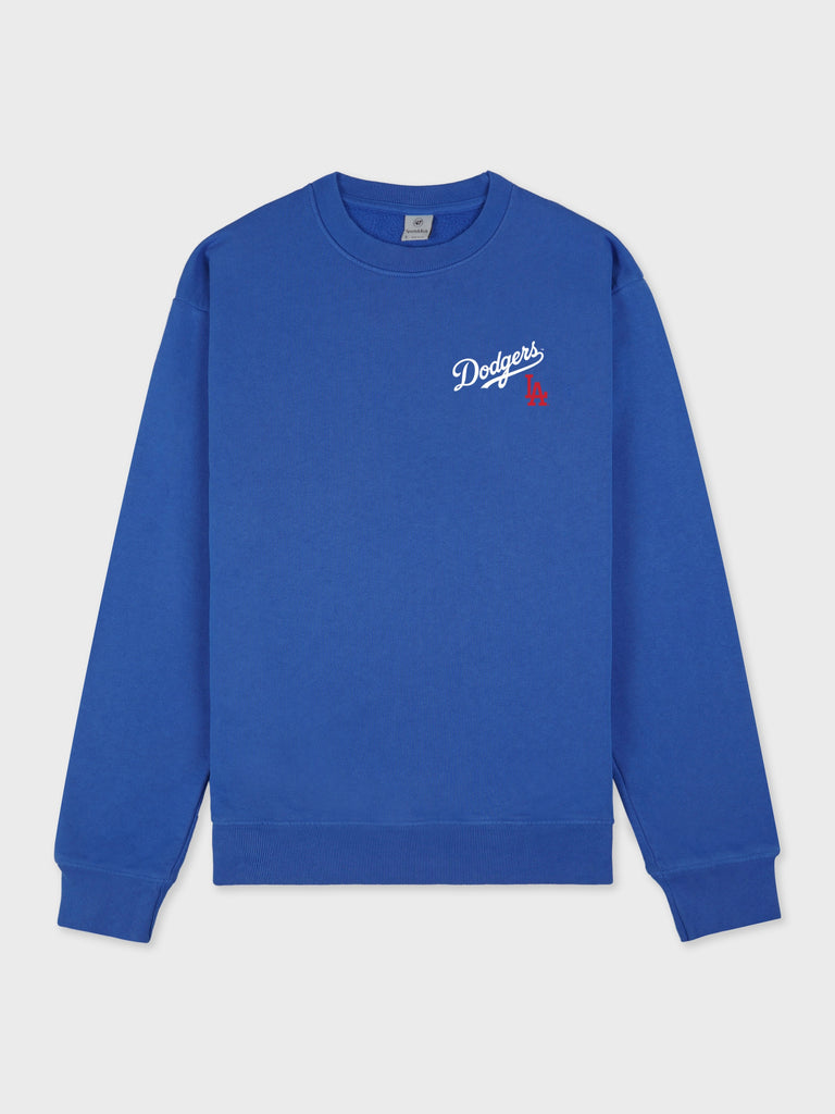 DODGERS SERIF CREWNECK BLUE