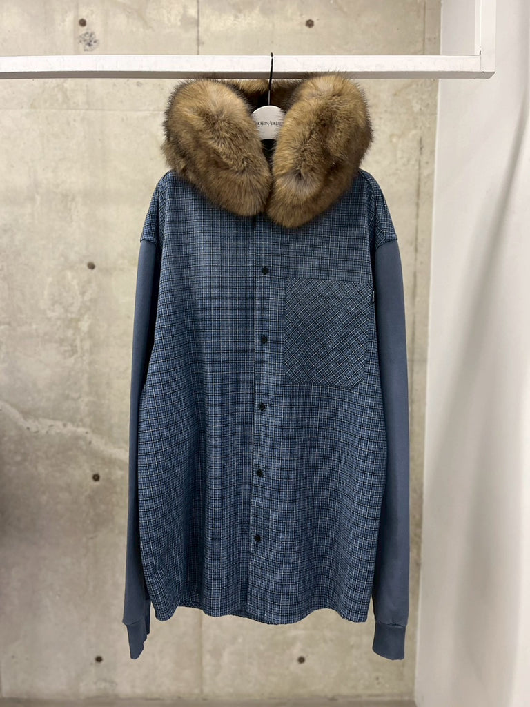 HOODED OUTERWEAR BLUE