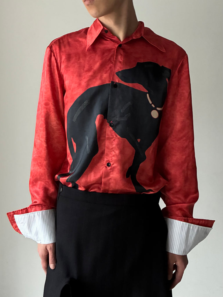 【問い合わせ商品】DOUBLE SLEEVES SHIRT RED