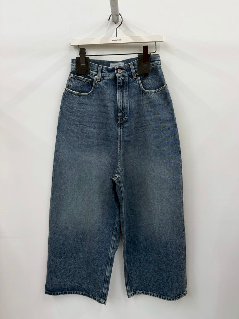 LOW CROTCH BAGGY BLUE