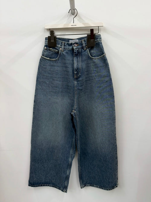 LOW CROTCH BAGGY BLUE