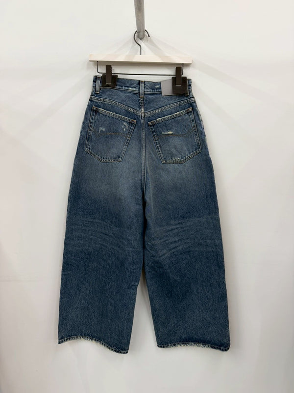 LOW CROTCH BAGGY BLUE