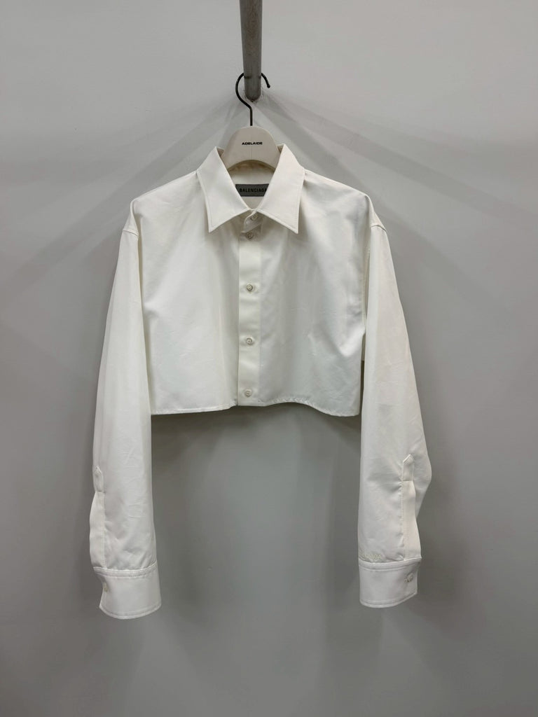 CROPPED SHIRT WHITE