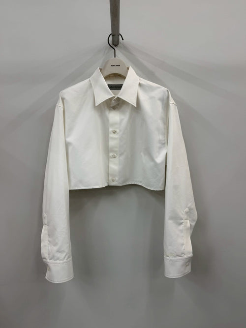 CROPPED SHIRT WHITE