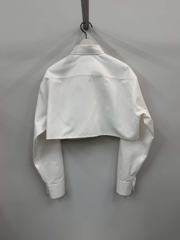 CROPPED SHIRT WHITE