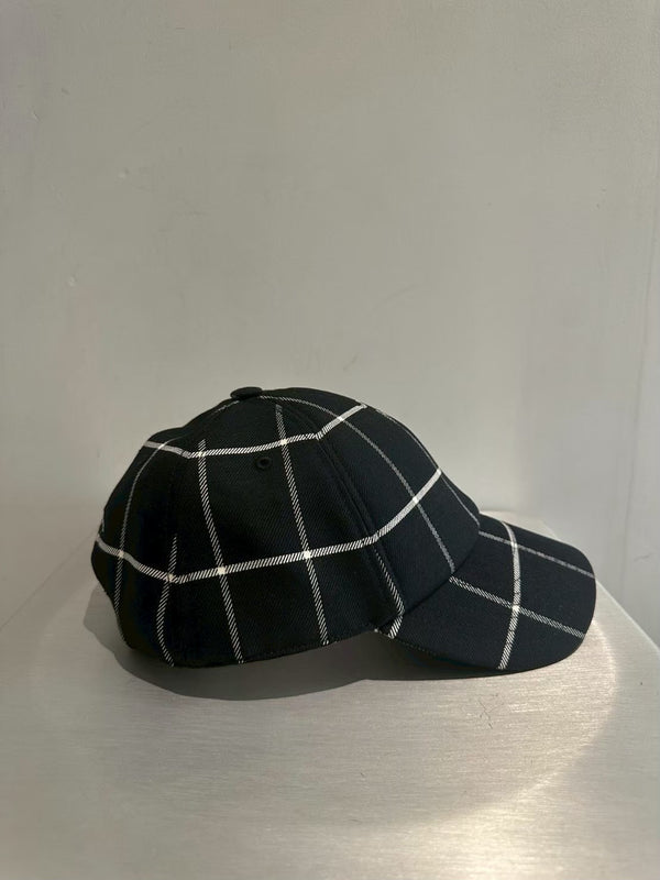 【226TCT048WO0171】CHECKED SIGNATURE COTTON CAP MULTI