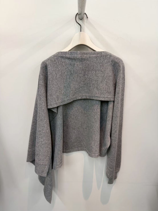 【J01ZZ0114J14827】CAPE W/ ONE SLEEVE GREY