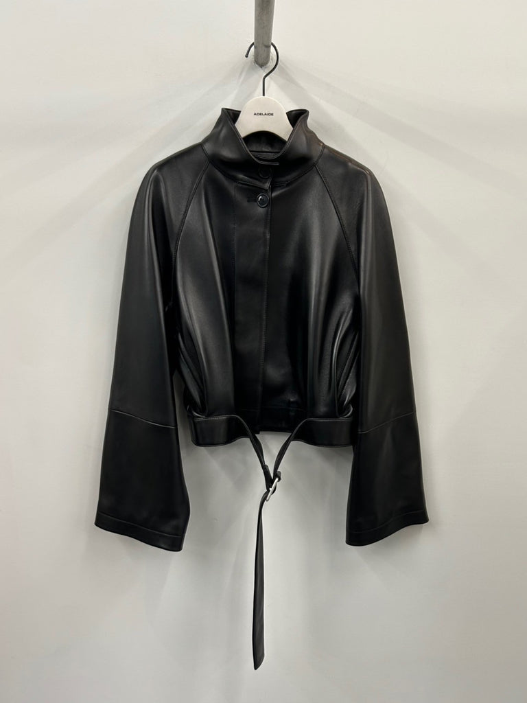 SHORT TRENCH BLACK