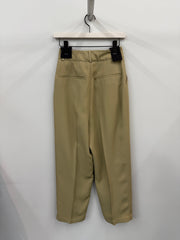 IIROT COTTON TOUCH TUCK TROUSER BROWN イロット 正規取扱店 