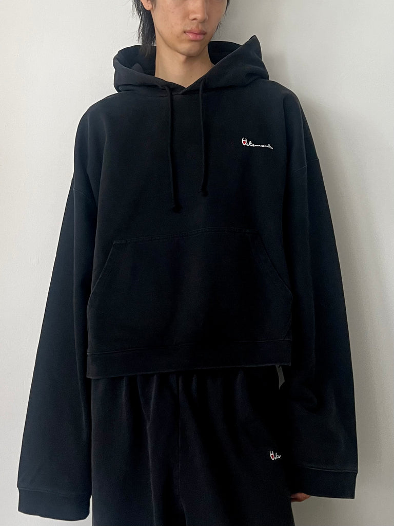 【MH27HD226B】ATHLETIC LOGO HOODIE BLACK