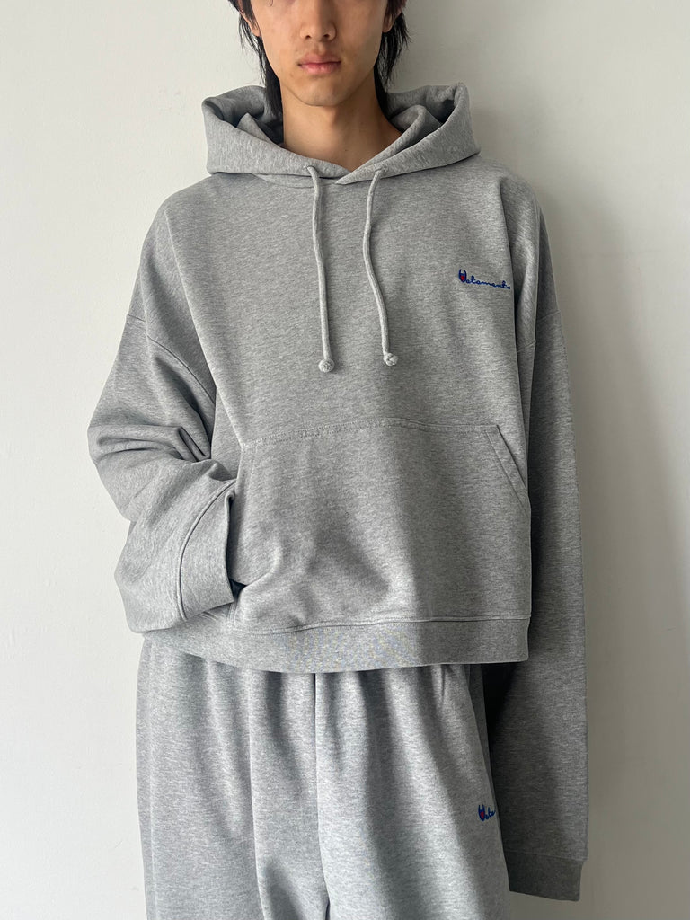 【MH27HD223G】ATHLETIC LOGO HOODIE GREY