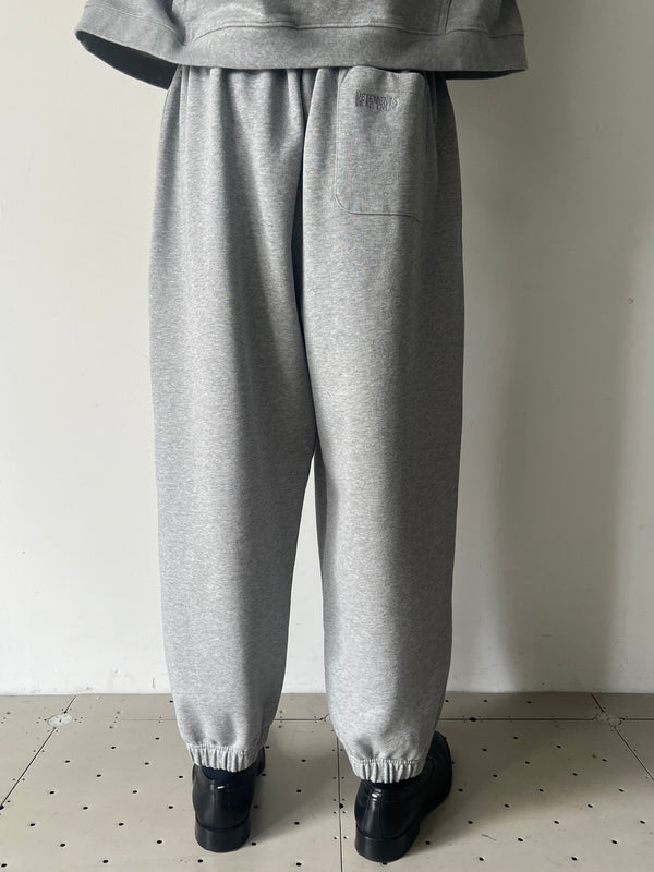 【MH27SP225G】ATHLETIC LOGO ELASTIC SWEATPANTS GREY